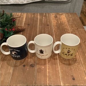 Sakura New York, Paris, and Classic Coffee Mug Set